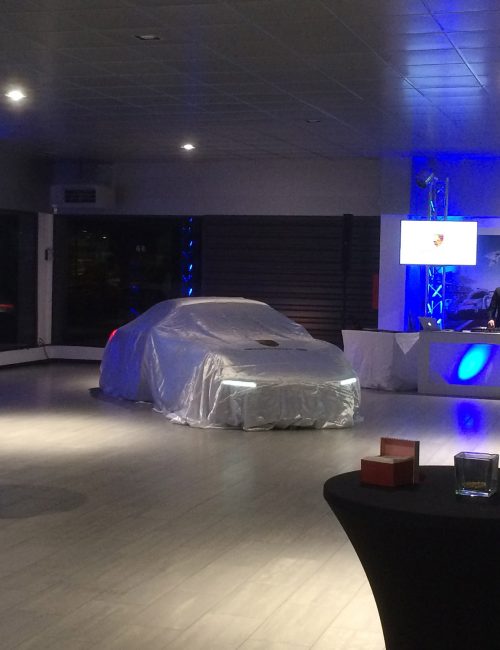 animation eclairage et lumière pour Porsche